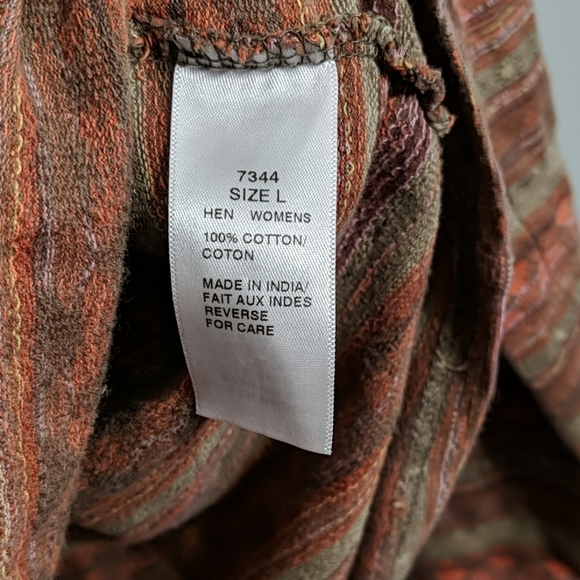 Woolrich Aztec print half zip | Size L - Picture 5 of 6